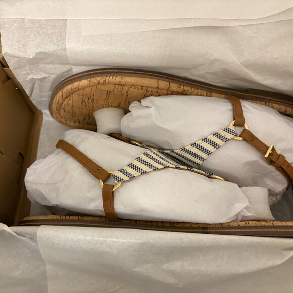 Sperry T-bar Striped Sandal - Size 8.5 - Picture 3 of 6